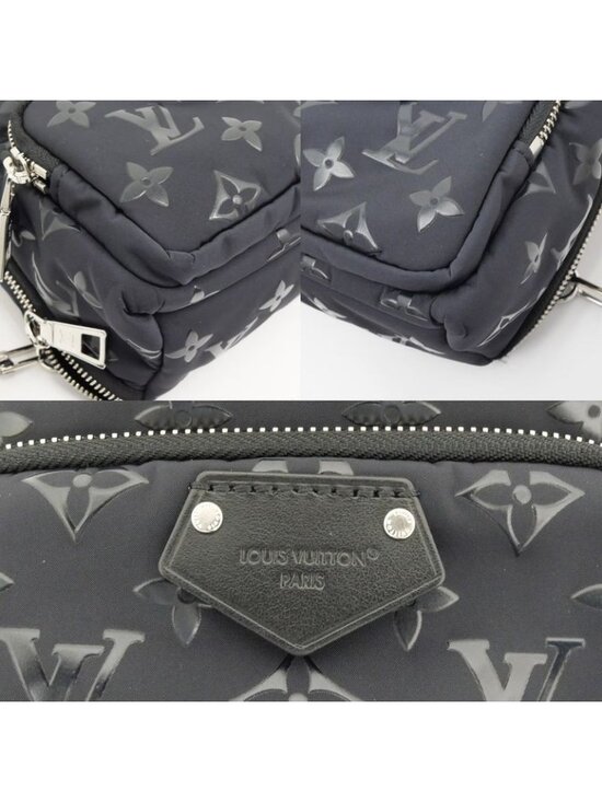 Louis Vuitton Monogram Nylon Palm Spring Mini Backpack Black Bag main image 9